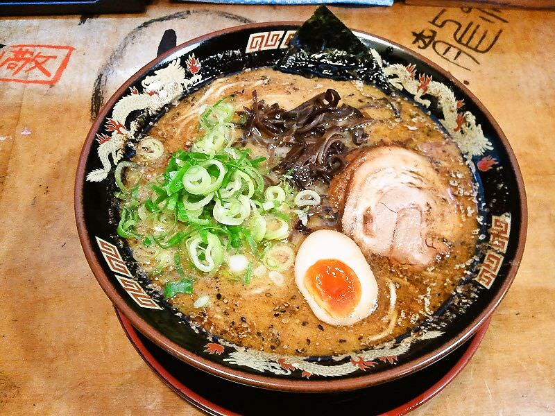 黒龍紅熊本駅前店_ラーメン大盛コッテリ