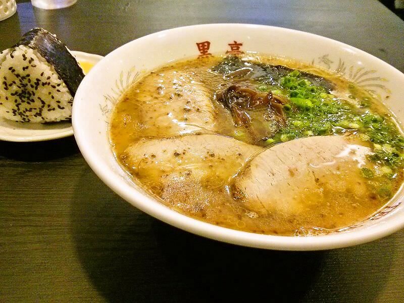 黒亭_ラーメンおにぎりセット