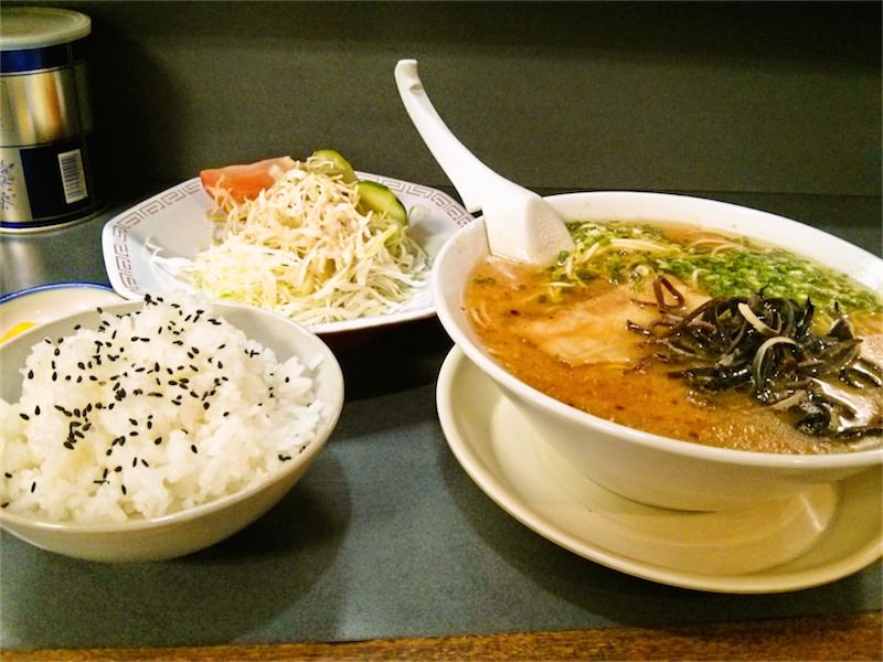 龍虎本店-ラーメンセット.jpg 龍虎本店 ラーメンセット