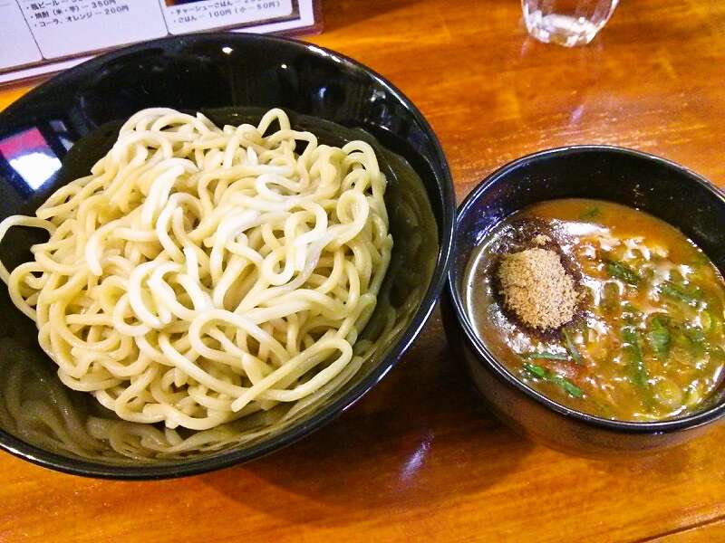 麺や 樂笑-辛口つけ麺.jpg 麺や 樂笑 辛口つけ麺