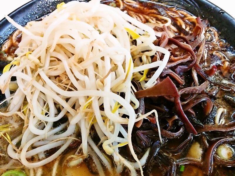 好来ラーメン-もやしとキクラゲ.jpg 好来ラーメン もやしとキクラゲ