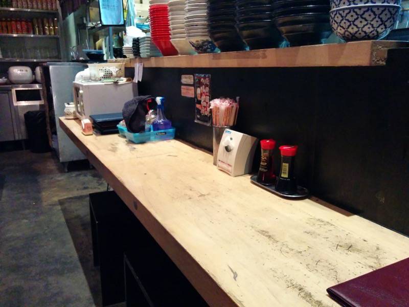 大勝軒トンロー店-カウンター席.jpg 大勝軒トンロー店 カウンター席