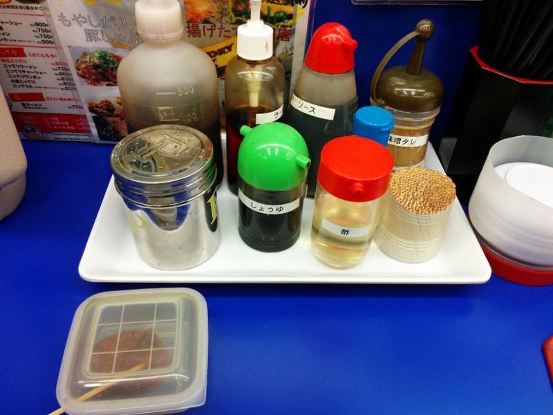 来来亭浜線バイパス店-調味料.jpg 来来亭浜線バイパス店 調味料