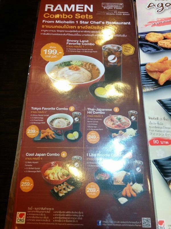 CHABUTONサイアムパラゴン店 メニュー２