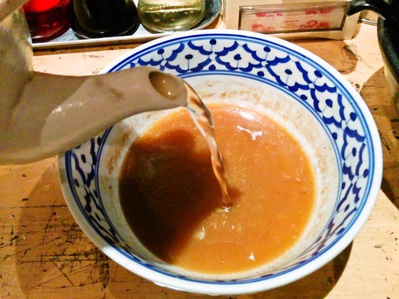 大勝軒トンロー店-スープ割り中.jpg 大勝軒トンロー店 スープ割り中