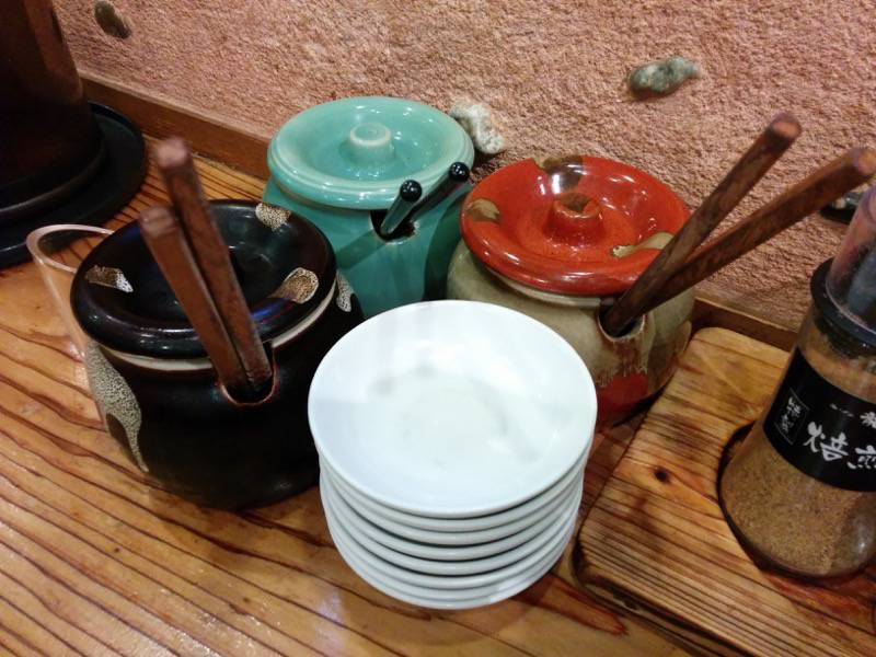 龍の家ワンダーシティー店 調味料２