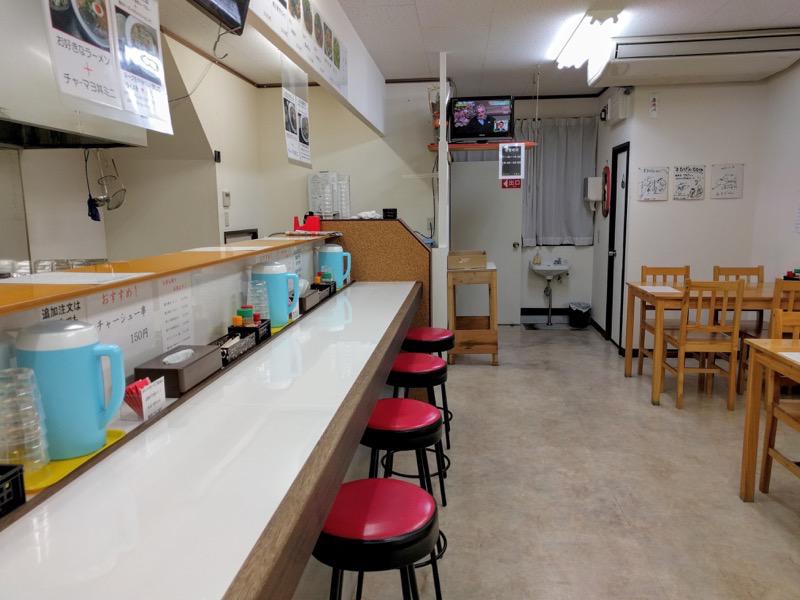 麺屋まるげん-カウンター席.jpg 麺屋まるげん カウンター席
