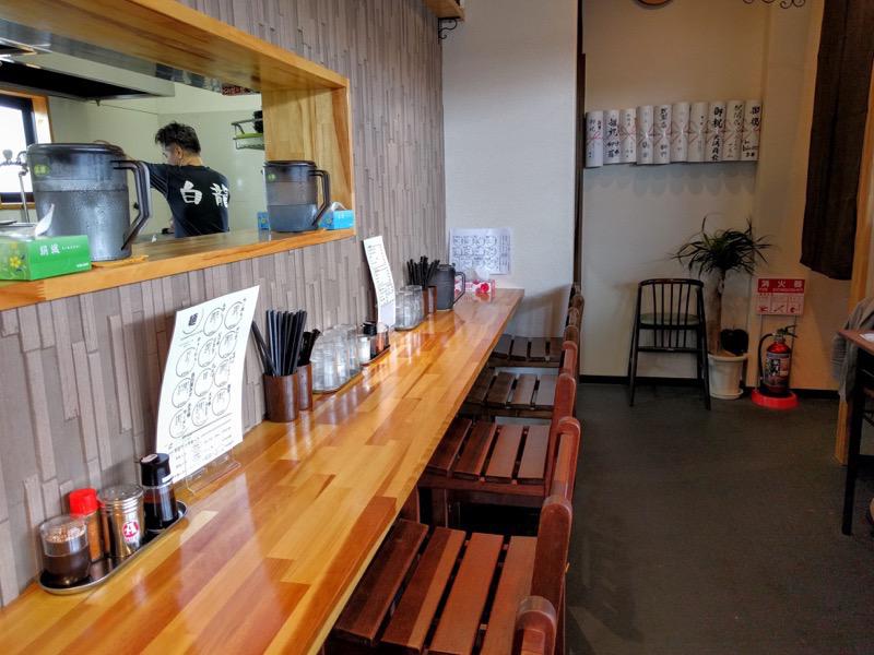 白龍浜線店-カウンター席.jpg 白龍浜線店 カウンター席