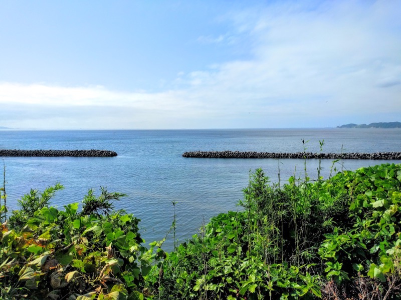 鈴屋 駐車場からの風景