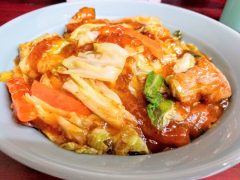 スタミナラーメン松喜吉｜茨城県水戸市｜スタミナ冷やし大盛