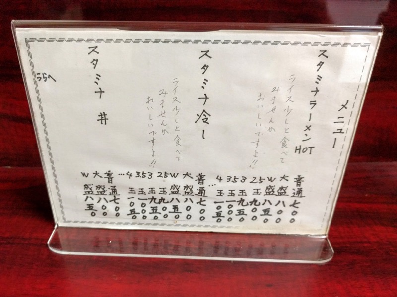 松喜吉 メニュー１