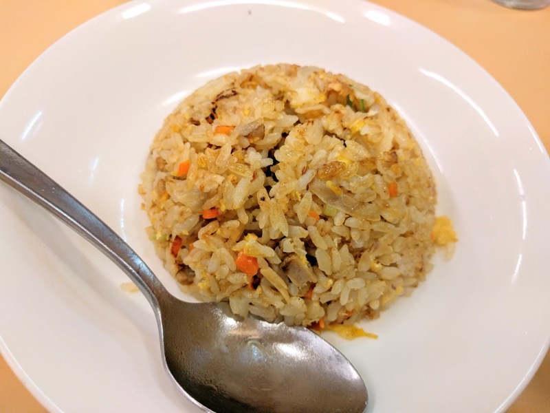 楽勝ラーメン-半チャーハン.jpg 楽勝ラーメン 半チャーハン