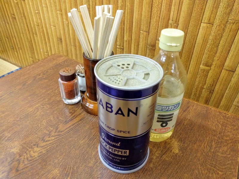 あべ食堂 調味料