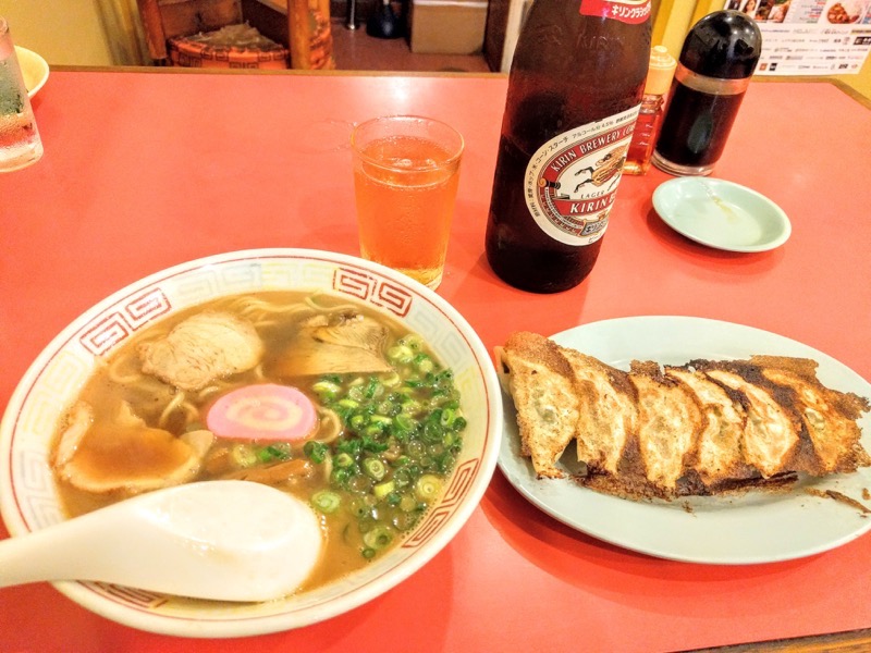本家アロチ丸高 中華そばと餃子とビール