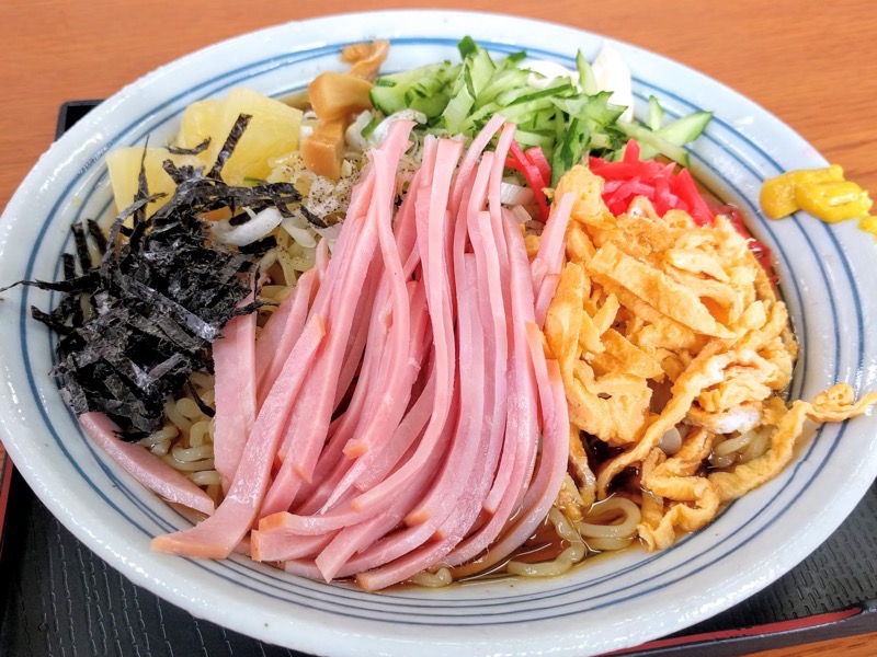 大沼食堂-冷やし中華そば辛子付き.jpg 大沼食堂 冷やし中華そば辛子付き