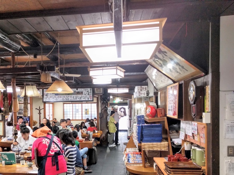 水車生そば-店内.jpg 水車生そば 店内