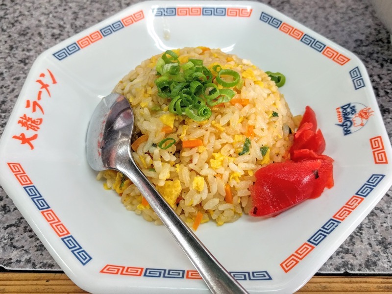 大龍ラーメン合川店 半チャーハン