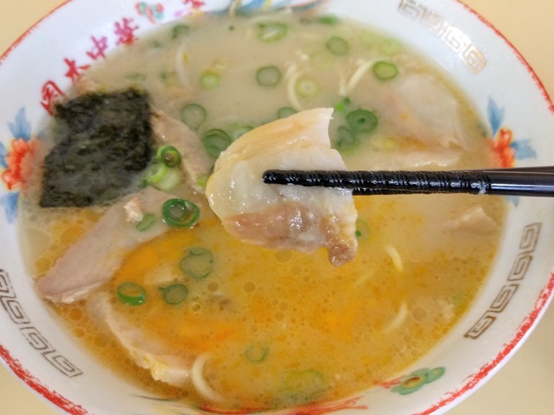 岡本中華 チャーシュー卵絡め