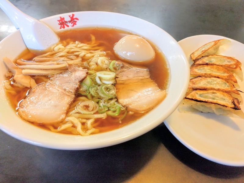 来夢-ラーメンと餃子.jpg 来夢 ラーメンと餃子
