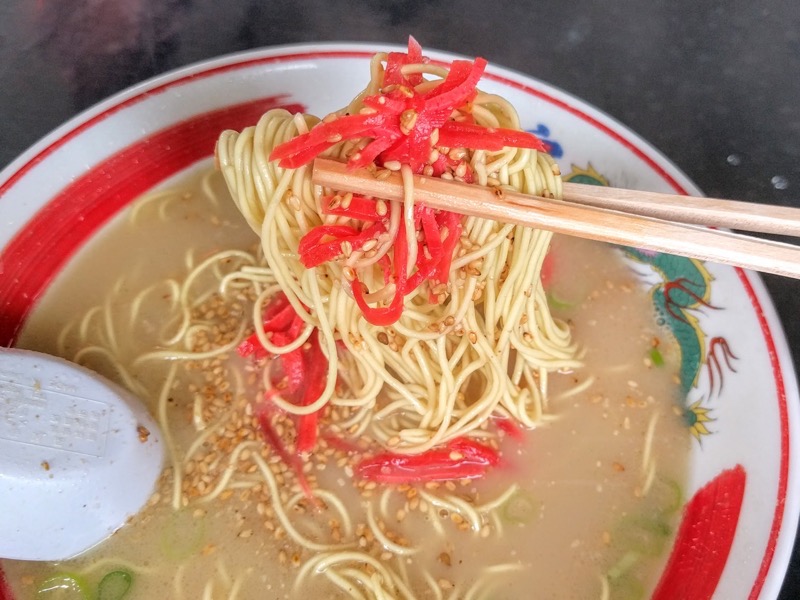 長浜ラーメン福重家-替え玉後リフトアップ.jpg 長浜ラーメン福重家 替え玉後リフトアップ