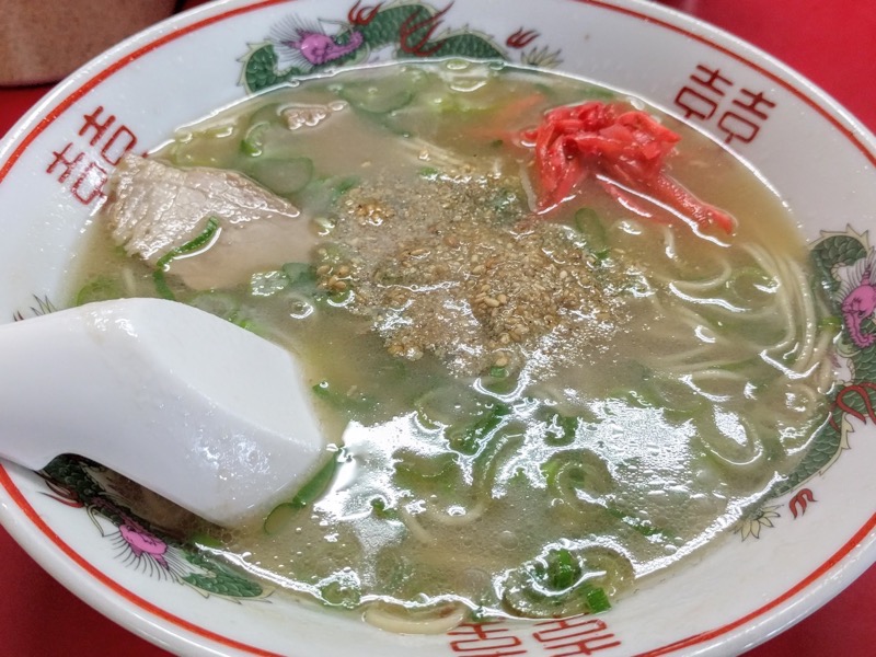 安全食堂-ラーメン紅しょうがトッピング.jpg 安全食堂 ラーメン紅しょうがトッピング