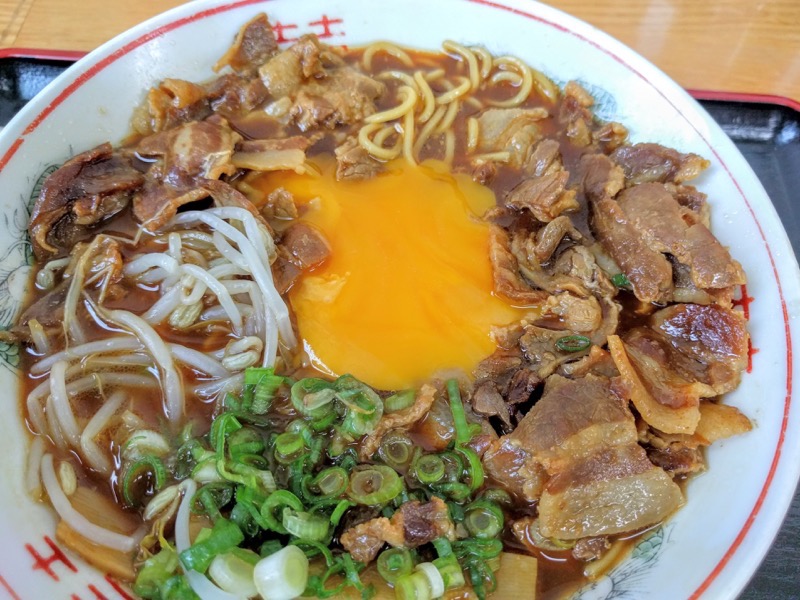 中華そば春陽軒 中華そば玉子割り後