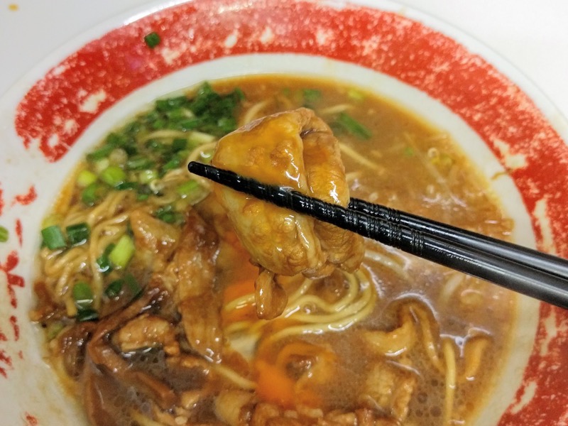 東大本店-豚バラ肉卵絡み.jpg 東大本店 豚バラ肉卵絡み