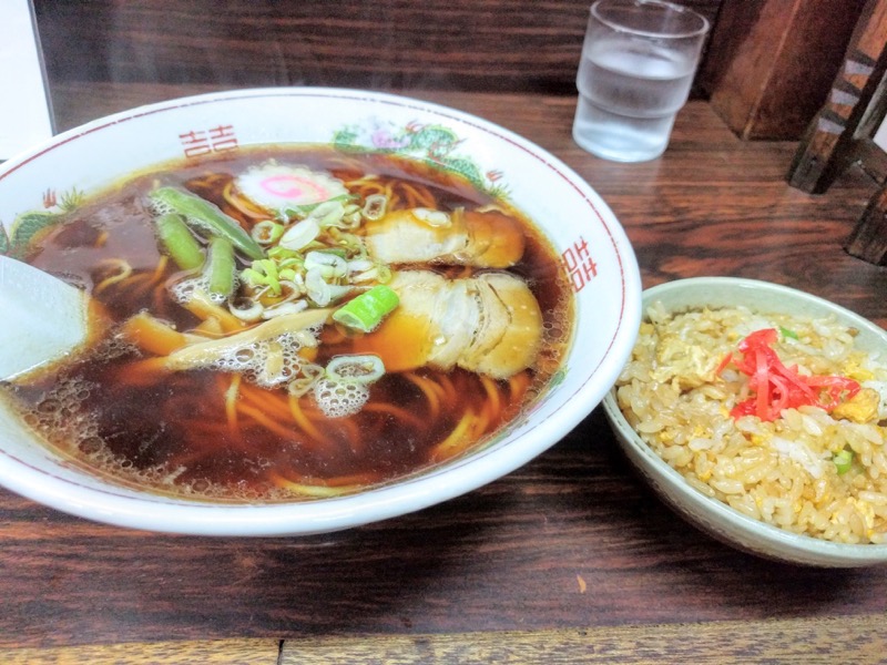 枡はん ラーメン半チャーハン