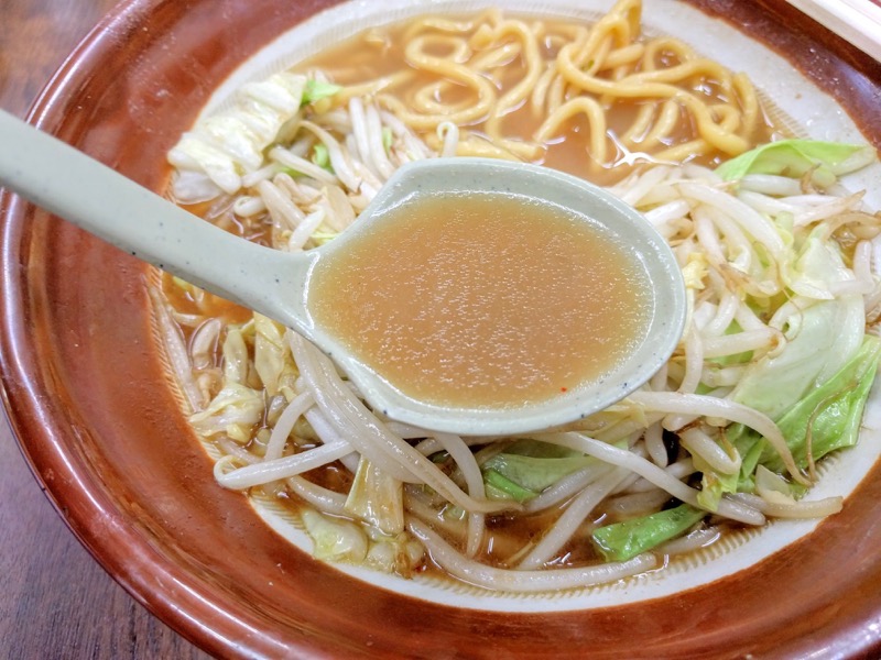 東横笹口店-スープ(割り後).jpg 東横笹口店 スープ 割り後