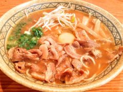 両国−肉入りそば