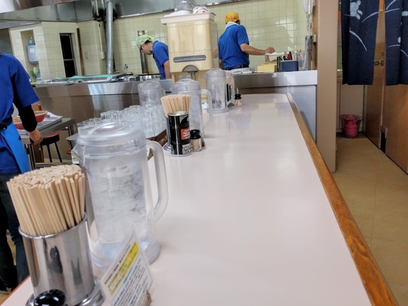 いのたに カウンター席１