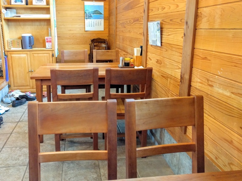 さらしな テーブル席