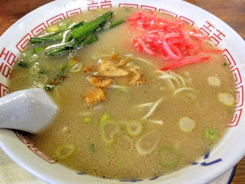 ふくちゃんラーメン-替え玉後.jpg ふくちゃんラーメン 替え玉後