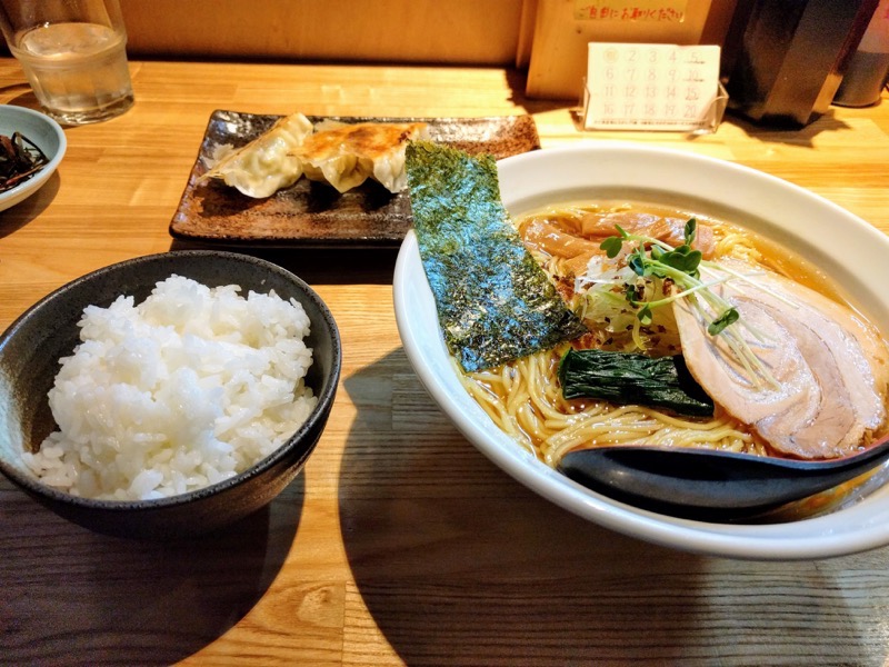 ラーメン樹-15中華そば餃子ライス.jpg ラーメン樹 15中華そば餃子ライス