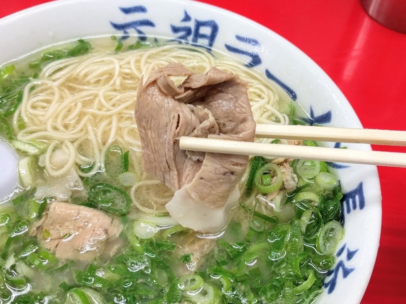 元祖ラーメン長浜家(中洲・家2)-12チャーシュー.jpg 元祖ラーメン長浜家 中洲 家2 12チャーシュー