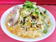 【閉店】王ちゃんラーメン｜熊本県熊本市｜チャーシュー入り野菜ラーメン