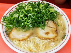 博多大砲ラーメン｜福岡県福岡市｜ネギラーメン