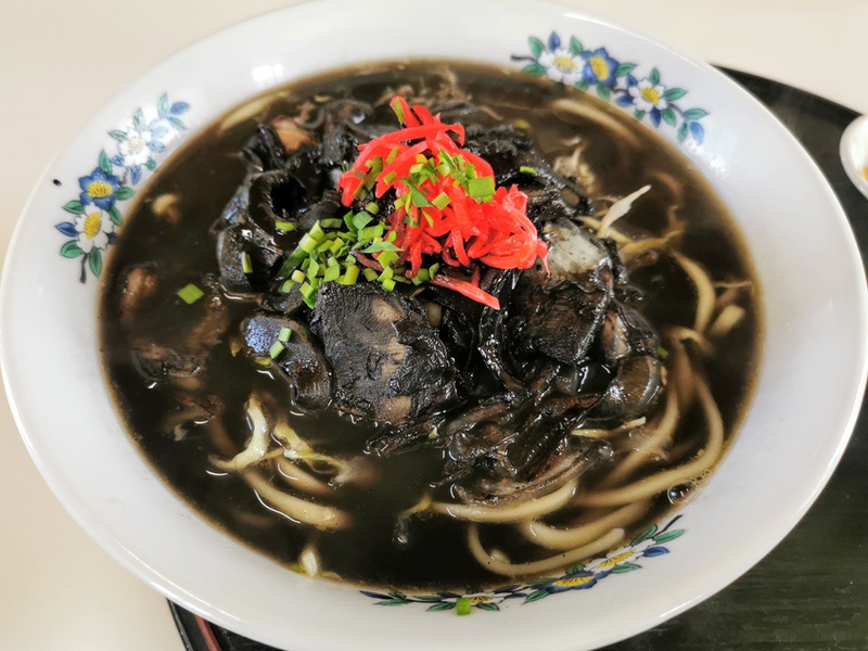 11墨入りタコそば