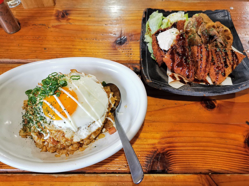 14キムチチャーハンとフライ.jpg 14キムチチャーハンとフライ