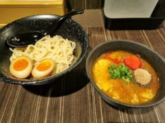 つけ麺大和｜熊本県熊本市｜つけ麺赤煮玉子トッピング