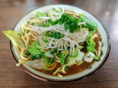 キミ食堂｜沖縄県石垣市｜味噌そばとちょこっと牛丼