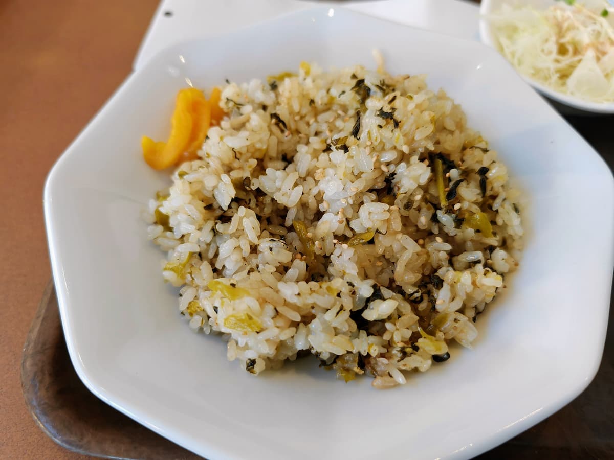 08ハーフ高菜めし